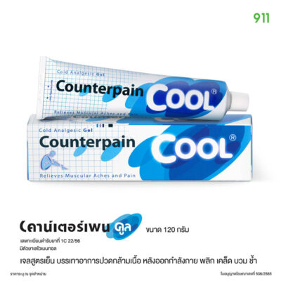 counterpain cool ข้อเท้าพลิก