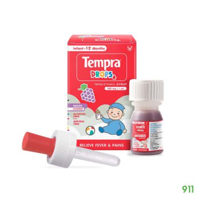 tempra drops เทมปร้าชนิดหยด ยาพาราเด็ก