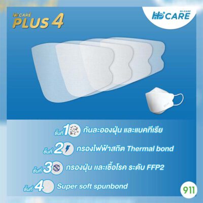 hi care plus4 กรองเชื้อโรค