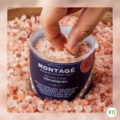 montage pink salt kosher salt flaked salt