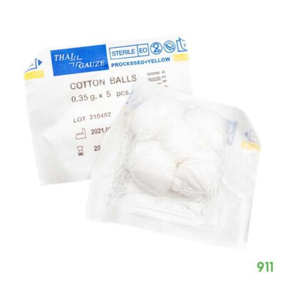 สำลีไทยก๊อส สำลีก้อนสเตอร์ไรด์ Thai Gauze Cotton Balls