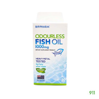 biopharm fish oil 1000mg น้ำมันปลาไม่มีกลิ่นคาว