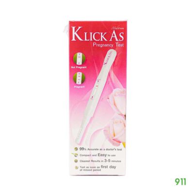 klick as pregnancy test ที่ตรวจครรภ์ แบบปัสสาวะผ่าน