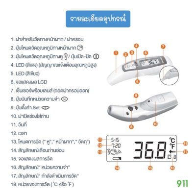 beurer รุ่น FT 65 รายละเอียดของสินค้า