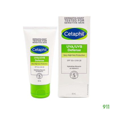 เซตาฟิล ยูวีเอ/ยูวีบี ดีเฟนซ์ เอสพีเอฟ 50+/ยูวีเอ 28 ผลิตภัณฑ์ป้องกันแสงแดด