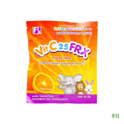 vit c 25 frx รสส้ม