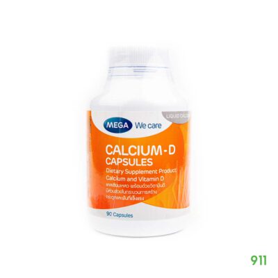 Mega We Care Calcium-D Capsules 90เม็ด