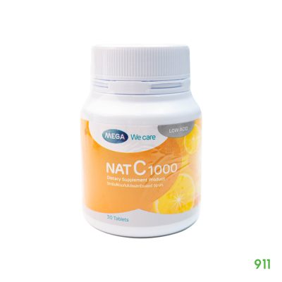 เมก้าวีแคร์ แนท-ซี 1000 Mega We Care Nat C 1000 30 เม็ด