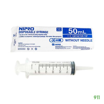 ไซริงค์ นิโปร 50 มล. หัวตรง