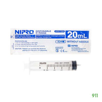 Syringe Nipro 20 ml ไซริงค์ นิโปร 20 มล.