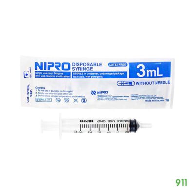 Syringe Nipro 3 ml ไซริงค์ นิโปร 3 มล.