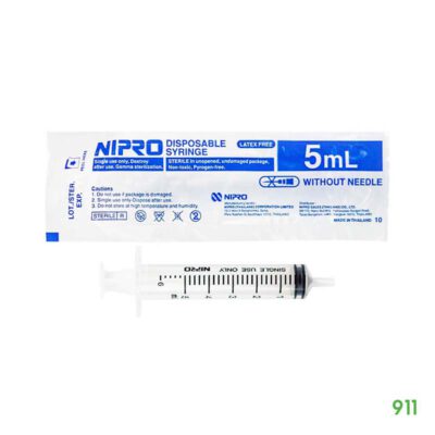 Syringe Nipro 5 ml ไซริงค์ นิโปร 5 มล.
