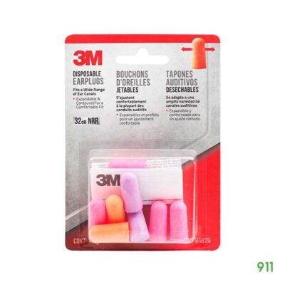 3M Disposable Earplugs โฟมอุดหู 3M