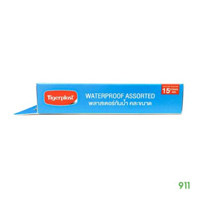 tigerplast พลาสเตอร์กันน้ำ คละแบบ