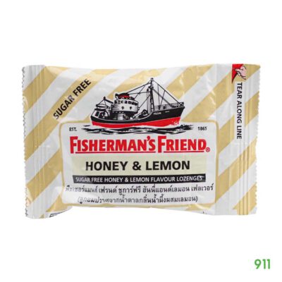 ฟิชเชอร์แมนส์ เฟรนด์ ชูการ์ฟรี ฮันนี่แอนด์เลมอน เฟลเวอร์ Fisherman’s Friend Honey & Lemon