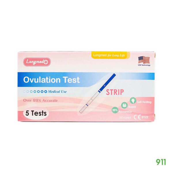 ลองเมด ชุดทดสอบหาวันตกไข่ Longmed Ovulation Test (Strip) 911DRUGSTORE