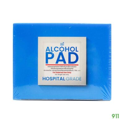 โพส แอลกอฮอล์ แพด แผ่นผ้าชุบเอทิลแอลกอฮอล์อิ่มตัว 70% v/v Pose Alcohol Pad Saturated With 70% v/v Ethyl Alcohol