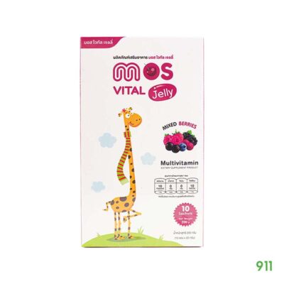 มอส ไวทัส เจลลี่ ผลิตภัณฑ์เสริมอาหาร เยลลี่ผสมวิตามิน Mos Vital Jelly