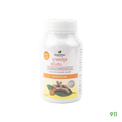 อ้วยอันโอสถ ยาแคปซูลขมิ้นชันพลัส Ouayun Ya Capsule Kaminchan Plus