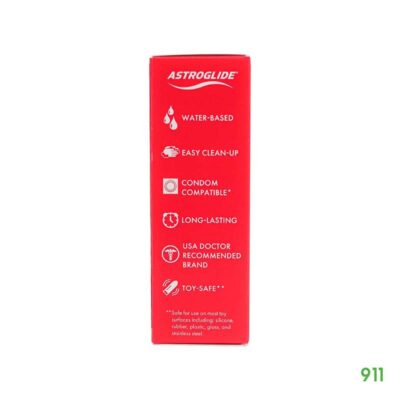 แอสโตไกสด์ เจลหล่อลื่น สูตรน้ำ กลิ่นสตรอเบอร์รี่ ใช้กับSextoy ได้