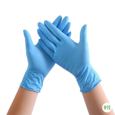 ถุงมือทางการแพทย์ สีฟ้า ราคาถูก