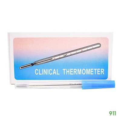 ปรอทวัดไข้แบบแก้ว clinical thermometer