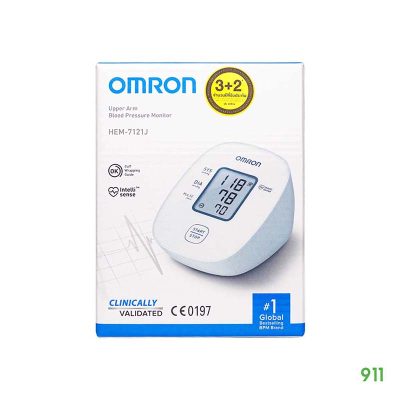 ออมรอน เครื่องวัดความดันโลหิตอัตโนมัติ รุ่น HEM-7121J Omron Upper Arm Blood Pressure Monitor HEM-7121J