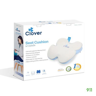 Clover Seat Cushion รุ่น C-EGS273 เมื่อยก้นกบ เมื่อยตูด