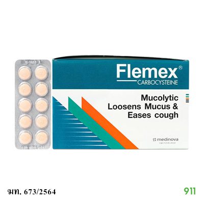 เฟลมเม็กซ์ 375 มก. ชนิดเม็ด Flemex Tablets