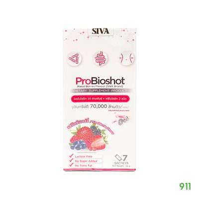 Siva Probioshot Mixed Berries Flavour