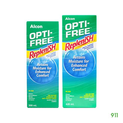 ออพติ-ฟรี รีเพลนิช ผลิตภัณฑ์สำหรับการดูแลเลนส์สัมผัส Opti-Free RepleniSH