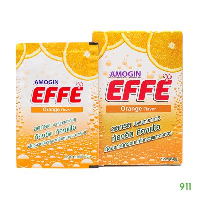 อาโมจิน เอฟเฟ รสส้ม Amogin Effe Orange Flavor