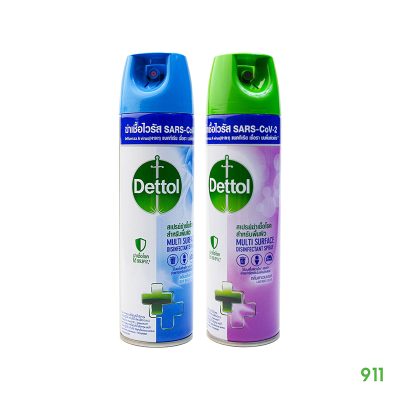 เดทตอล ดิสอินเฟคแทนท์ สเปรย์ สเปรย์ฆ่าเชื้อโรคสำหรับพื้นผิว Dettol Multi Surface Disinfectant Spray