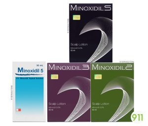 minoxidil-แบบสเปรย์ แบบน้ำ แบบโลชั่น