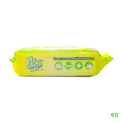 ทิชชู่เปียกสำหรับผู้ใหญ่ ไฮคลีน แฟมมิลี่ อโลเวร่า