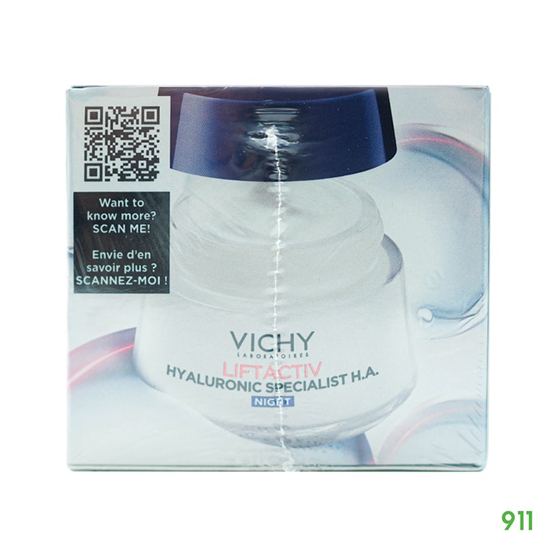 vichy-liftactiv hyaluronic specialist ha night cream 50ml-left