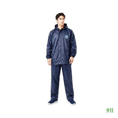 durable raincoat suit navy